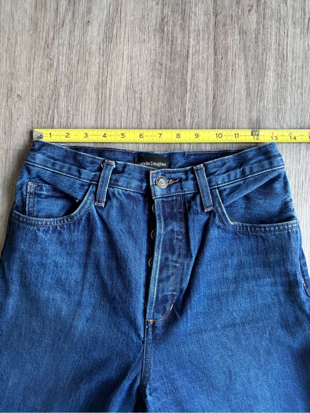 Favorite Daughter The Masha Super High Rise Wide Leg Jeans in Belmont 26 - Picture 6 of 12